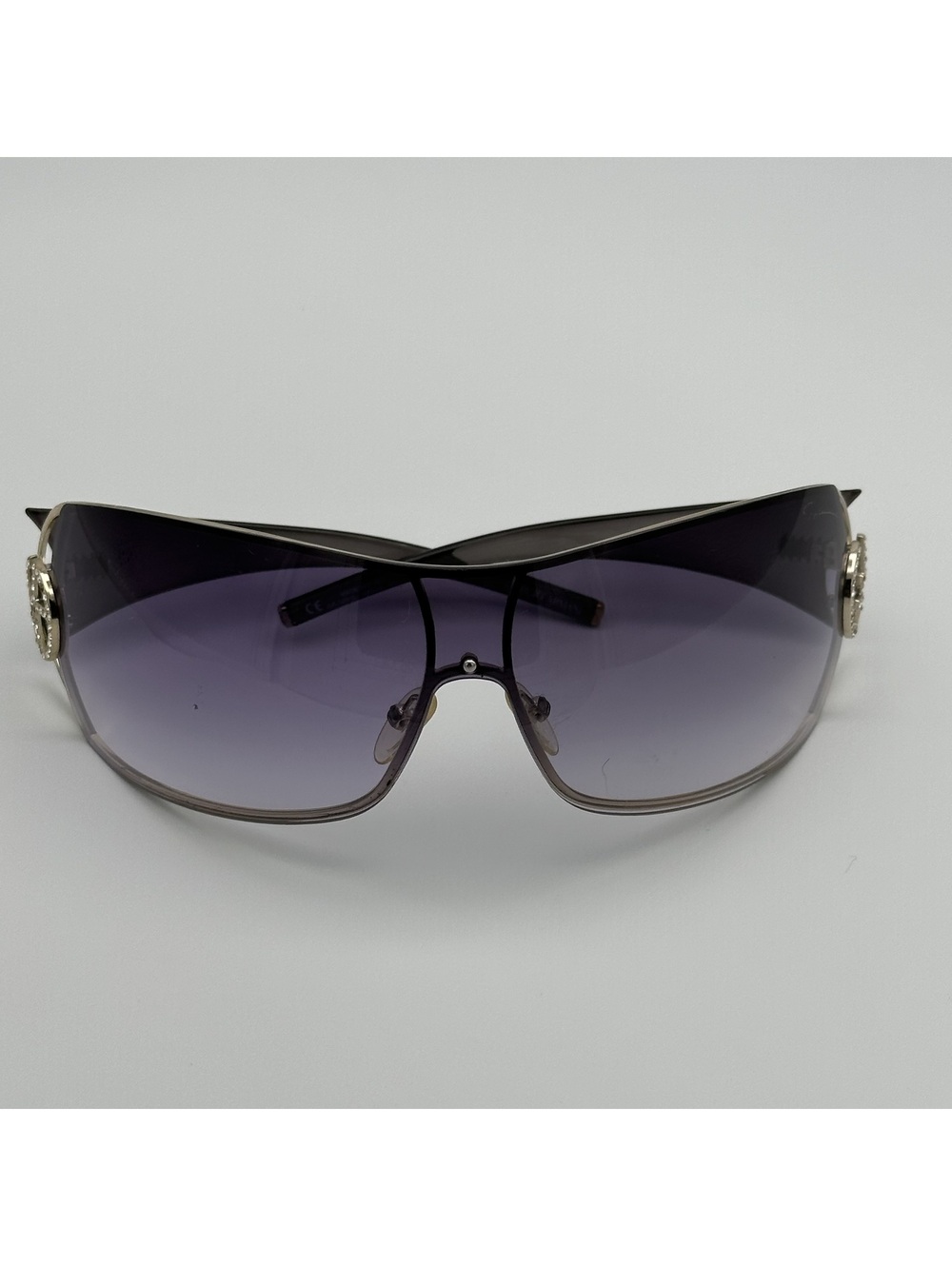 Giorgio Armani Women's Gradient Lens Sunglasses with Rhinestone Logo